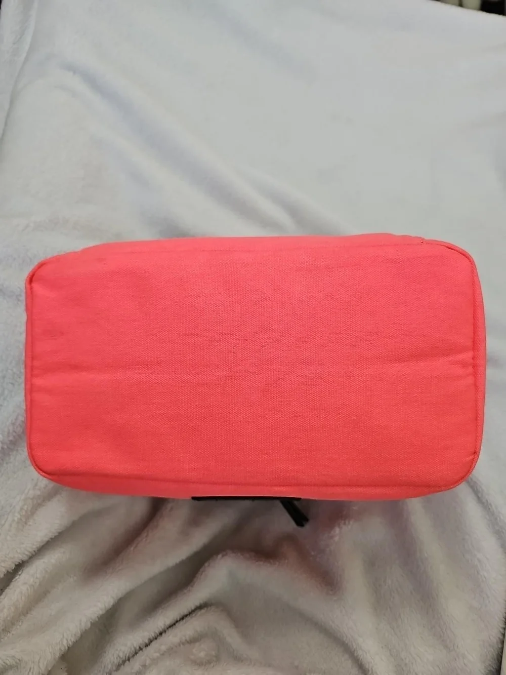 Victoria's Secret NWT Travel Train Case Pink Stripe Makeup Cosmetic Organizer